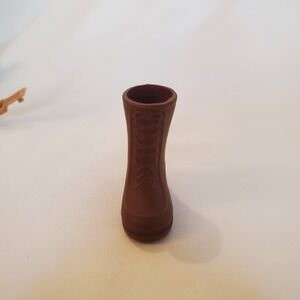 Brown Action Figure Boot‎ Military Style Kids Toy Part Accessory